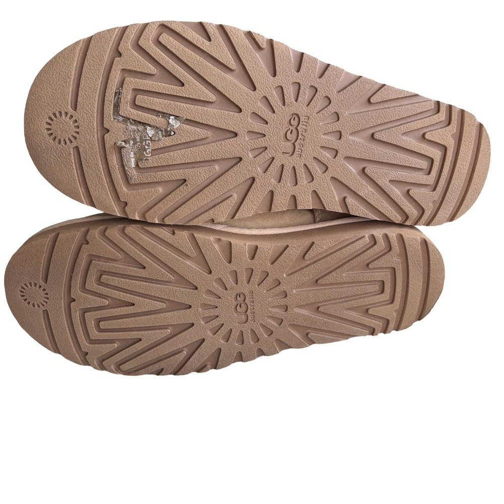 UGG Women's Short Shearling Boots in Sand - Picture 5 of 6